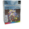 Гирлянда кластер-ягодки LUCA LIGHTING на зеленом проводе, мультиколор 80 ламп, 8 функций, 200 см 85418